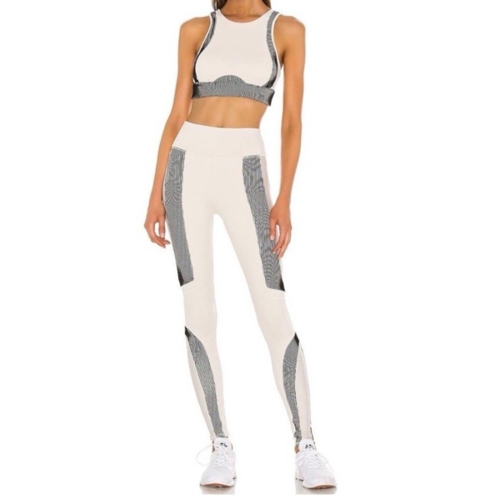 ALO Womens Yoga High Waist Electric Legging Bone Size Small